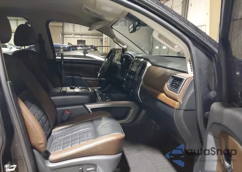 2018 Nissan Titan Platinum Reserve from USA, damaged, VIN 1N6AA1E5XJN506495